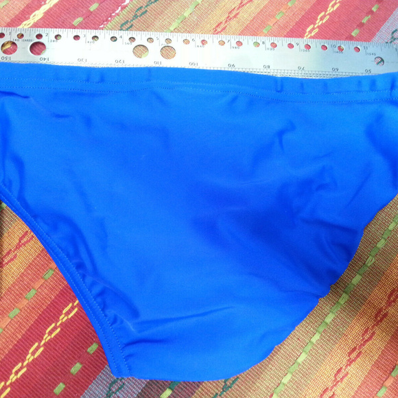 Speedo Men's Sapphire Blue 4" Swimsuit Bikini NEW - Picture 4 of 6